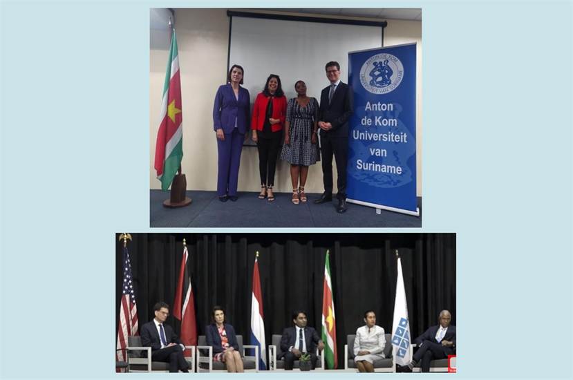 Bezoek aan Suriname president en PG