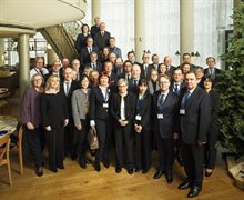 Groepsfoto Network of the Presidents